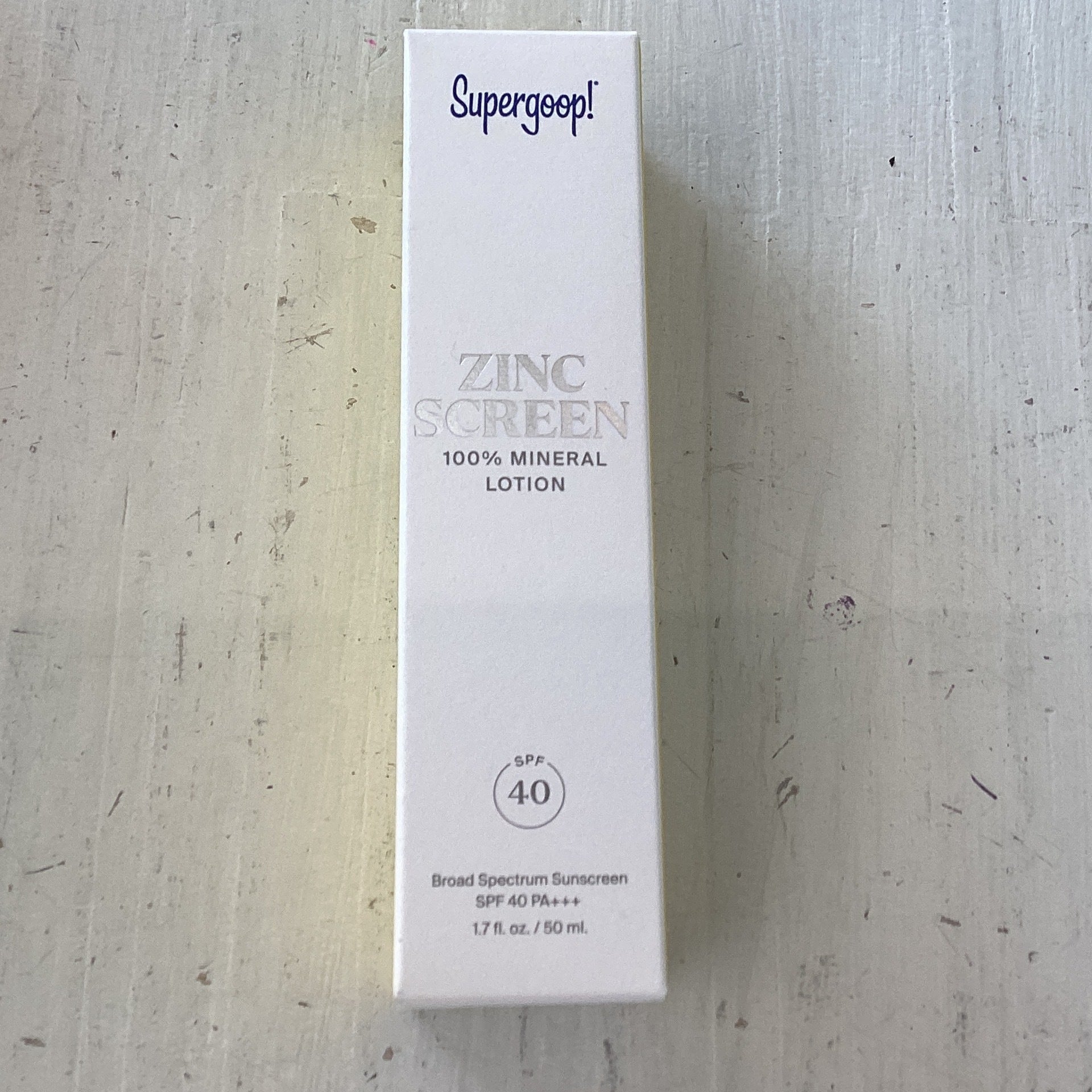 Super Goop Zinc Screen SPF 40 Cinnamon Shore